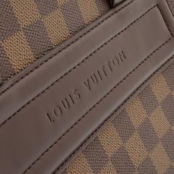 Pre Owned Louis Vuitton Damier Ebene Sac Plat