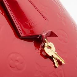 Pre Owned Louis Vuitton Pomme D'Amour Monogram Vernis Alma MM