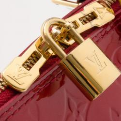 Pre Owned Louis Vuitton Pomme D'Amour Monogram Vernis Alma MM