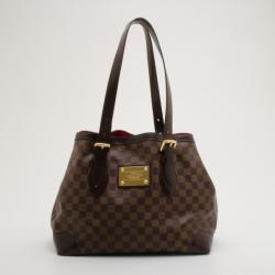 Pre Owned Louis Vuitton Damier Ebene Hampstead MM Bag