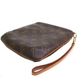 Pre Owned Louis Vuitton Monogram Partition Clutch Bag