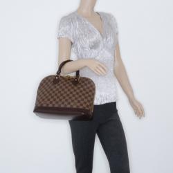 Pre Owned Louis Vuitton Damier Ebene Alma PM 
