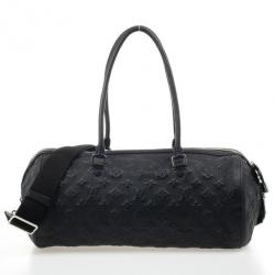 Pre Owned Louis Vuitton Black Monogram Revelation Neo Papillon GM