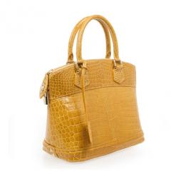 Pre Owned Louis Vuitton Crocodile Lockit PM Bag