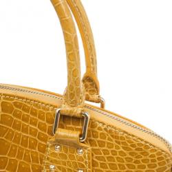 Pre Owned Louis Vuitton Crocodile Lockit PM Bag