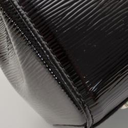 Pre Owned Louis Vuitton Black Epi Brea MM 