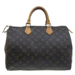 مملوكة مسبقًا حقيبة لوي فيتون مونوجرام سبيدي 35 جلد 