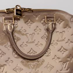 Pre Owned Louis Vuitton Pudre Alma MM Vernis 