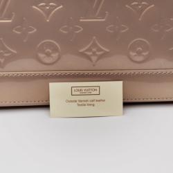 Pre Owned Louis Vuitton Pudre Alma MM Vernis 
