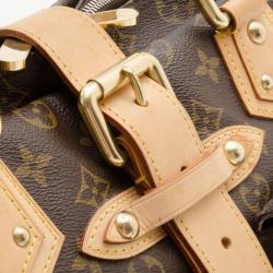 Pre Owned حقيبة لوي فيتون مينهاتم كانفاس مونوغرامي GM