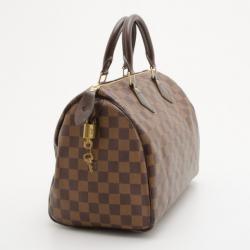 Pre Owned Louis Vuitton Damier Ebene Speedy 30