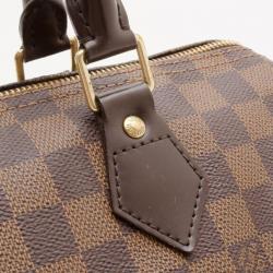 Pre Owned Louis Vuitton Damier Ebene Speedy 30