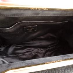 Pre Owned Louis Vuitton Limited Edition Monogram Patent Motard After Dark Clutch