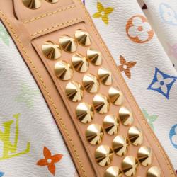 مملوكة مسبقًا Louis Vuitton White Multicolor Courtney GM Bag