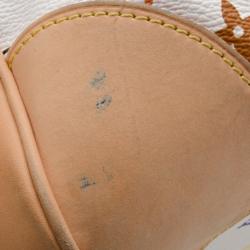 مملوكة مسبقًا Louis Vuitton White Multicolor Courtney GM Bag