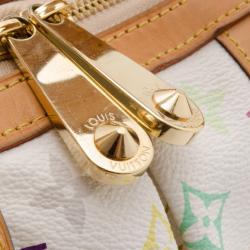 مملوكة مسبقًا Louis Vuitton White Multicolor Courtney GM Bag