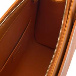 Pre Owned Louis Vuitton Orange Epi Leather Croisette PM