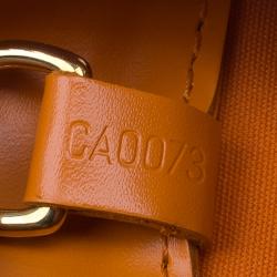 Pre Owned Louis Vuitton Orange Epi Leather Croisette PM