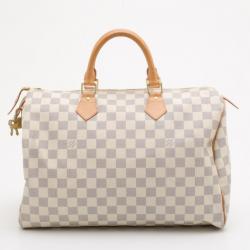 Louis Vuitton Speedy 35 Tela Damier Azur