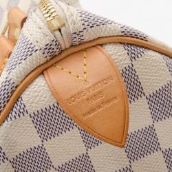 Pre Owned Louis Vuitton Damier Azur Speedy 35 