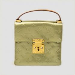 Pre Owned Louis Vuitton Lime Vernis Spring Street Bag