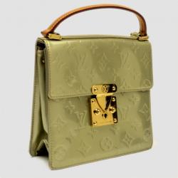 Pre Owned Louis Vuitton Lime Vernis Spring Street Bag