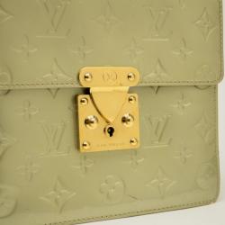Pre Owned Louis Vuitton Lime Vernis Spring Street Bag