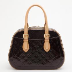 Pre Owned Louis Vuitton Monogram Vernis Summit Driver Amarante Bag