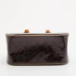 Pre Owned Louis Vuitton Monogram Vernis Summit Driver Amarante Bag