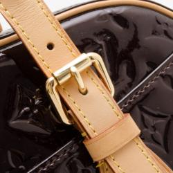 Pre Owned Louis Vuitton Monogram Vernis Summit Driver Amarante Bag