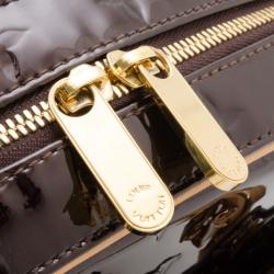 Pre Owned Louis Vuitton Monogram Vernis Summit Driver Amarante Bag