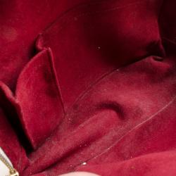 Pre Owned Louis Vuitton White Multicolor Trouville