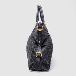 Pre Owned Louis Vuitton Monogram Denim Neo Cabby GM Tote