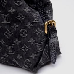 Pre Owned Louis Vuitton Monogram Denim Neo Cabby GM Tote
