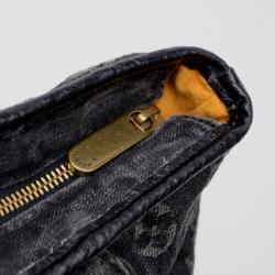 Pre Owned Louis Vuitton Monogram Denim Neo Cabby GM Tote