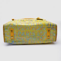 مملوكة مسبقًا Louis Vuitton Limited Edition Monogram Pulp Weekender PM Satchel Handbag