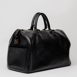 Pre Owned Louis Vuitton Black Epi Speedy 30