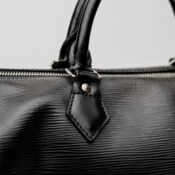 Pre Owned Louis Vuitton Black Epi Speedy 30