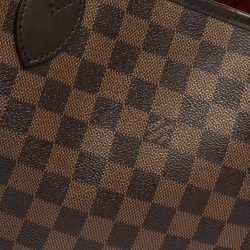Pre Owned Louis Vuitton Damier Ebene Canvas Neverfull MM Bag