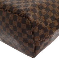Pre Owned Louis Vuitton Damier Ebene Canvas Neverfull MM Bag