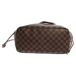 Pre Owned Louis Vuitton Damier Ebene Canvas Neverfull MM Bag
