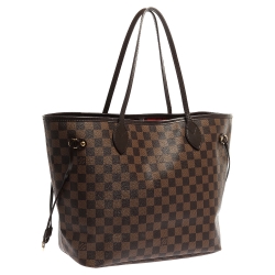 Pre Owned Louis Vuitton Damier Ebene Canvas Neverfull MM Bag