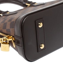 مملوكة مسبقًا Louis Vuitton Damier Ebene Canvas Alma BB Bag