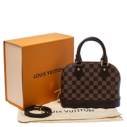 مملوكة مسبقًا Louis Vuitton Damier Ebene Canvas Alma BB Bag