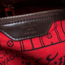 Pre Owned Louis Vuitton Damier Ebene Canvas Neverfull MM Bag