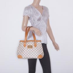 Pre Owned Louis Vuitton White Monogram Hampstead PM