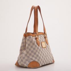 Pre Owned Louis Vuitton White Monogram Hampstead PM
