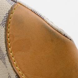 Pre Owned Louis Vuitton White Monogram Hampstead PM