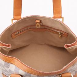 Pre Owned Louis Vuitton White Monogram Hampstead PM