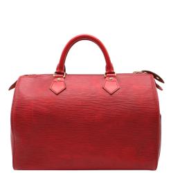 Milla PM bag in red leather Louis Vuitton - Second Hand / Used